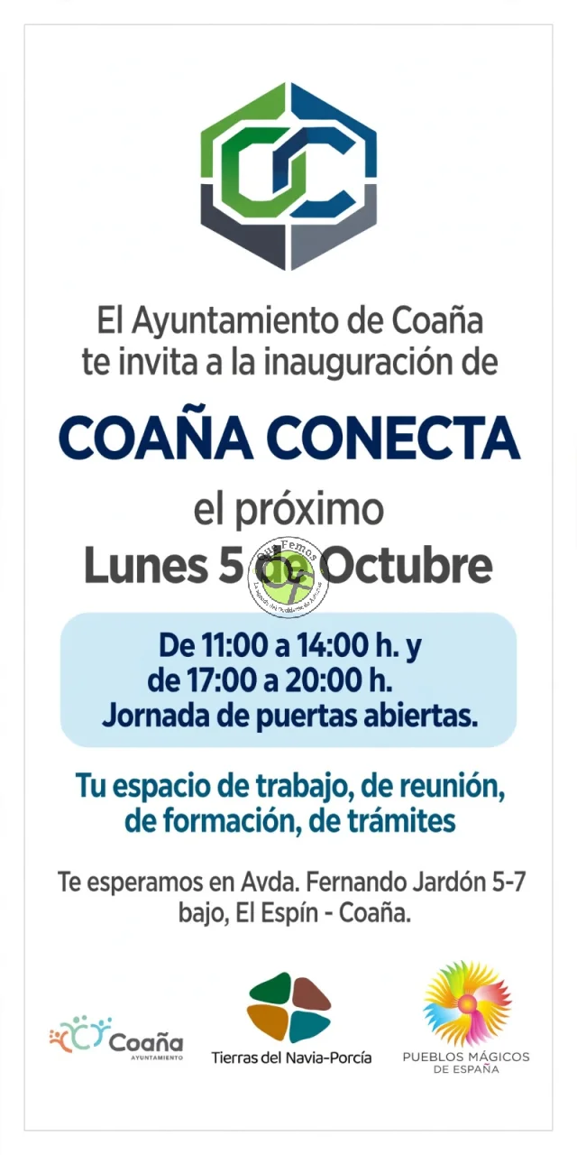 Coaña Conecta abre sus puertas el próximo lunes