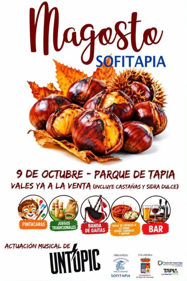 Sofitapia organiza un gran Magosto en Tapia de Casariego