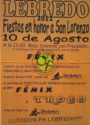 Fiestas de San Lorenzo en Lebredo 2012