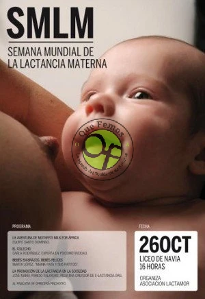 Semana Mundial de la Lactancia Materna en Navia 2012