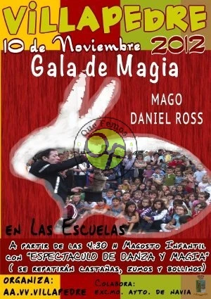 Gala de magia y magosto infantil en Villapedre