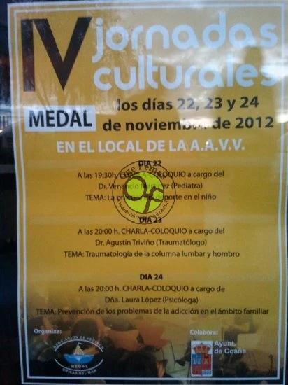 IV Jornadas Culturales de Medal 2012