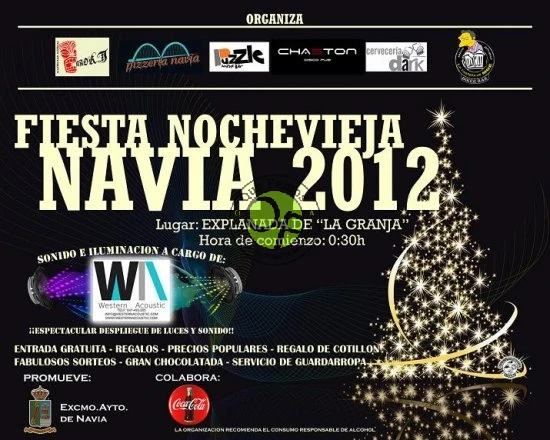 Fiesta de Nochevieja en Navia 2012