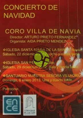 Concierto de Navidad del Coro Villa de Navia 2012
