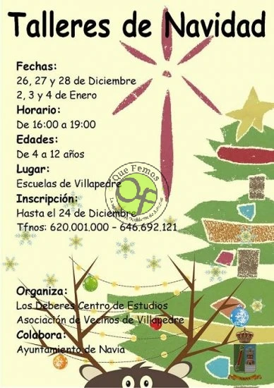 Talleres de Navidad 2012 en Villapedre