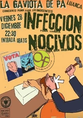 Concierto de Infección y Nocivos en Luarca