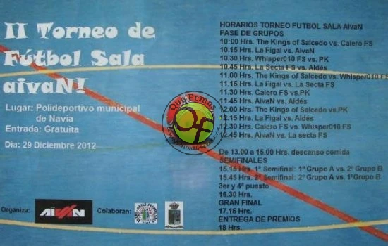 II Torneo de Fútbol Sala aivaN! 2012
