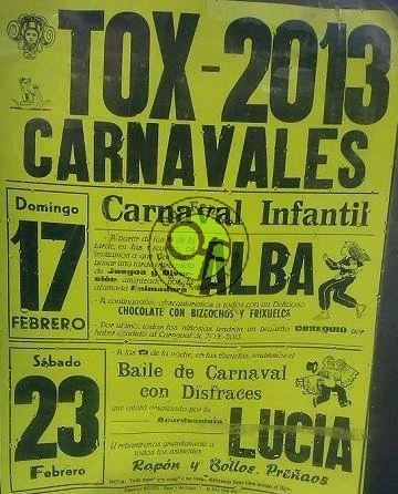 Carnaval 2013 en Tox