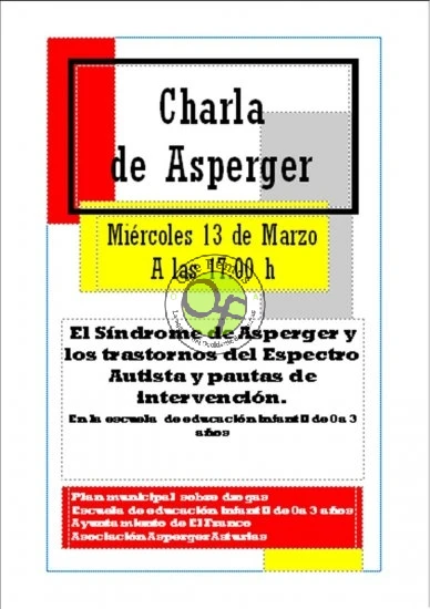 Charla sobre el síndrome de Asperger en El Franco