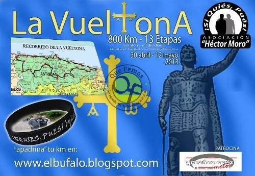 La Vueltona de Héctor Moro: kilómetros solidarios