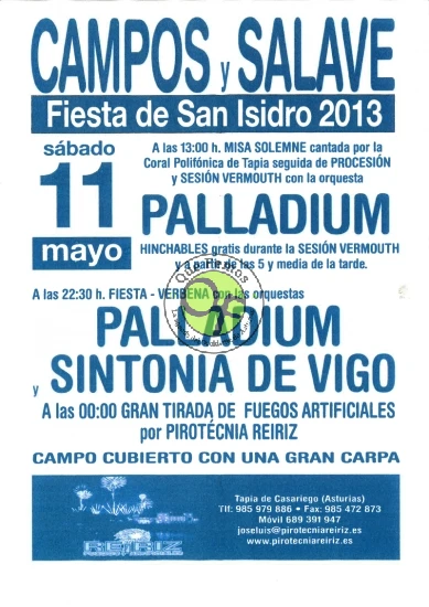 Fiestas de San Isidro 2013 en Campos y Salave