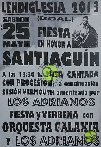Fiesta de Santiaguín en Lendiglesia 2013