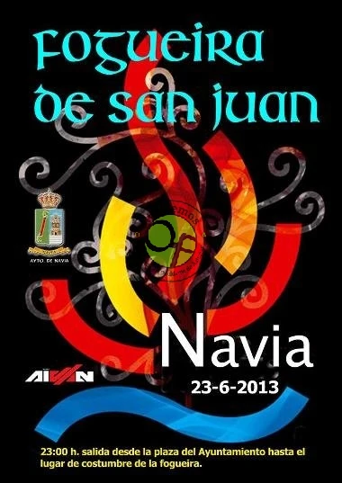 Fogueira de San Juan en Navia 2013