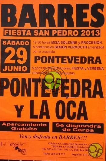 Fiesta de San Pedro en Barres 2013