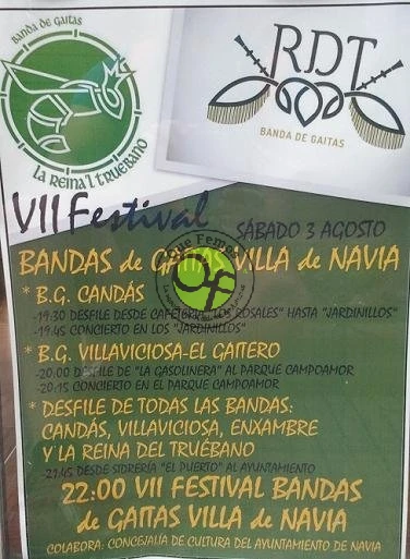 VII Encuentro de Bandas de Gaitas Villa de Navia