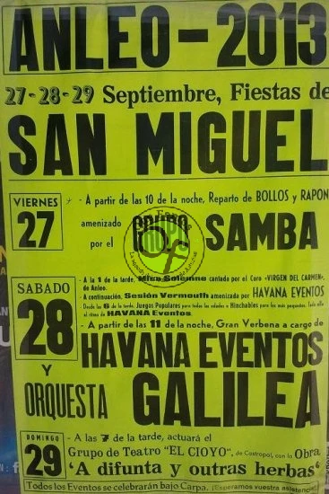 Fiestas de San Miguel 2013 en Anleo