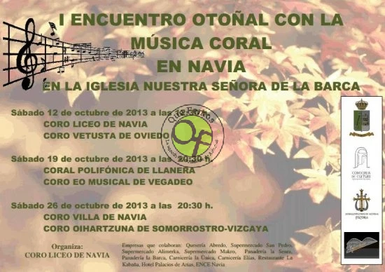 I Encuentro Otoñal con la Música Coral en Navia