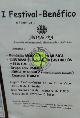 I Festival Benéfico en Puerto de Vega