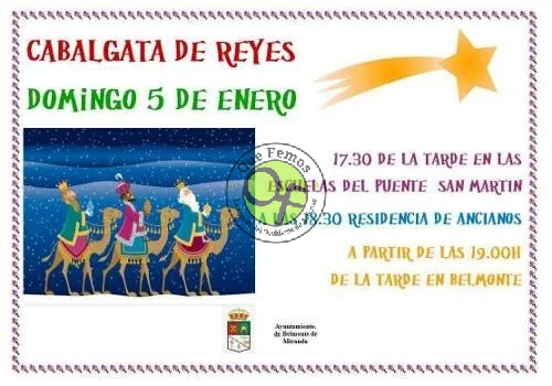 Cabalgata de Reyes 2014 en Belmonte de Miranda