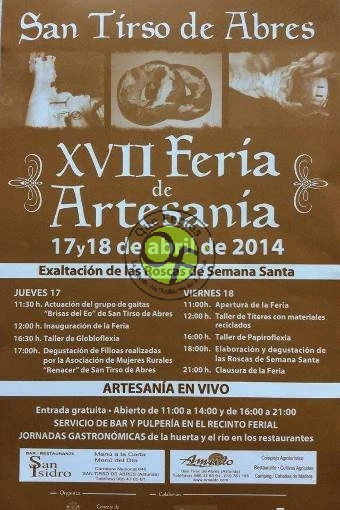 XVII Feria de Artesanía de San Tirso de Abres 2014