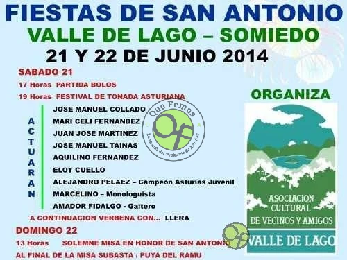 Fiestas de San Antonio en Valle de Lago 2014