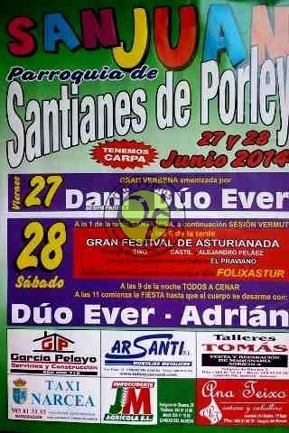 Fiestas de San Juan 2014 en Santianes de Porley