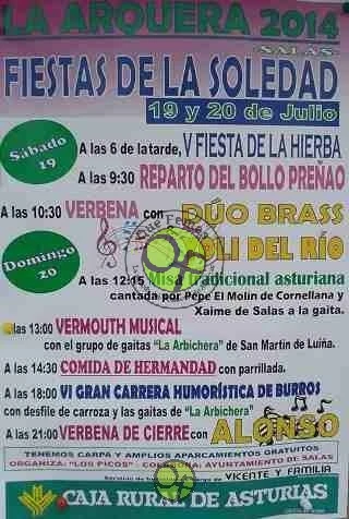 Fiestas de la Soledad 2014 en La Arquera