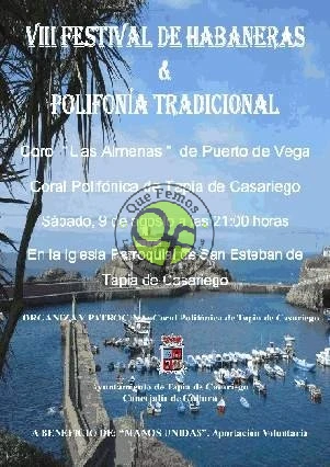 VIII Festival de Habaneras y Polifonía Tradicional en Tapia de Casariego