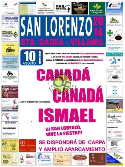 Fiestas de San Lorenzo 2014 en Santa Gadea y Villamil