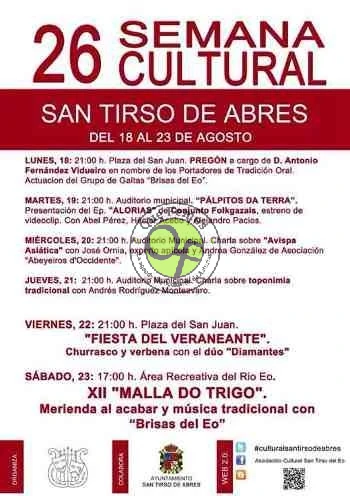 26 Semana Cultural de San Tirso de Abres 2014
