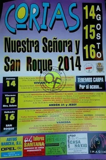 Fiestas de Nuestra Señora y San Roque 2014 en Corias