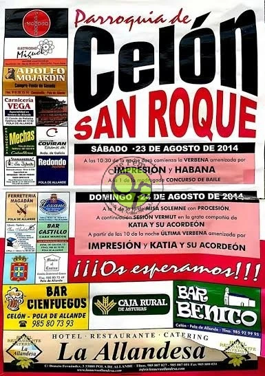 Fiestas de San Roque 2014 en Celón