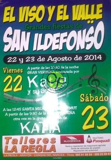 Fiestas de San Ildefonso 2014 en El Viso y El Valle