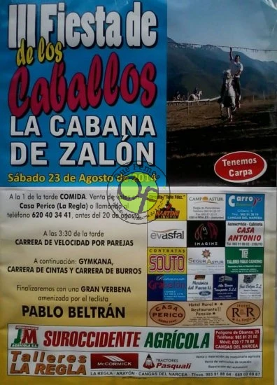 III Fiesta de los Caballos 2014 en La Cabana de Zalón