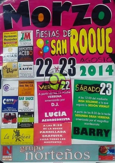 Fiestas de San Roque 2014 en Morzó
