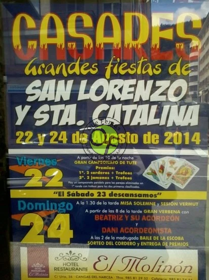 Fiestas de S.Lorenzo y Sta.Catalina 2014 en Casares