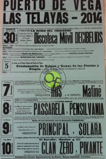 Fiestas de Las Telayas 2014 en Puerto de Vega