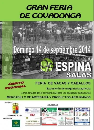 Gran Feria de Covadonga 2014 en La Espina