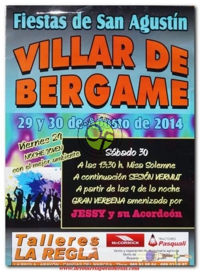Fiestas de San Agustín 2014 en Villar de Bergame