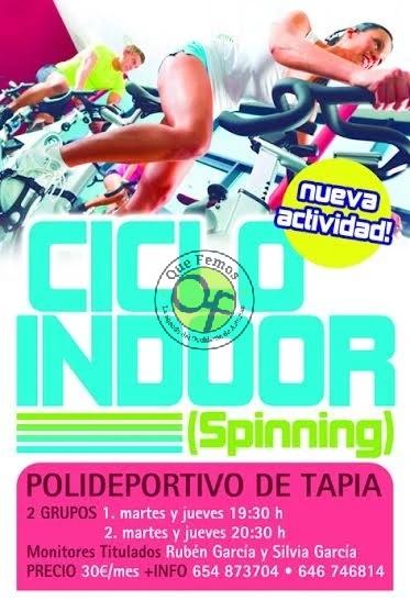 Clases de Ciclo Indoor en Tapia