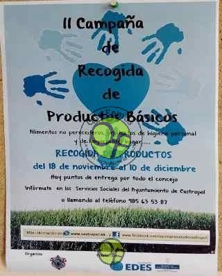 II Campaña de Recogida de Productos Básicos en Castropol 2014