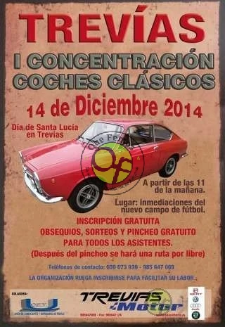 I Concentración de Coches Clásicos de Trevías 2014